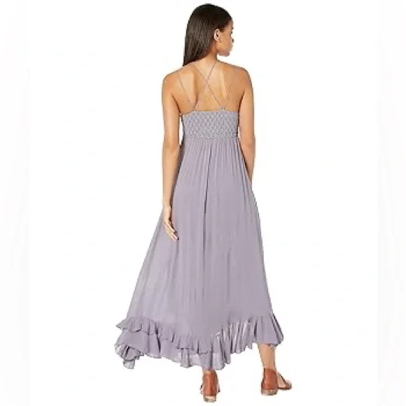 Free People Adella Maxi Dress purple size Medium - Picture 10 of 10